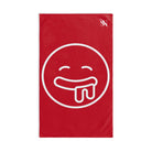 Drooling Emoji Red | Mix & Match Classic Fun-Flirty Lovers’ Towels