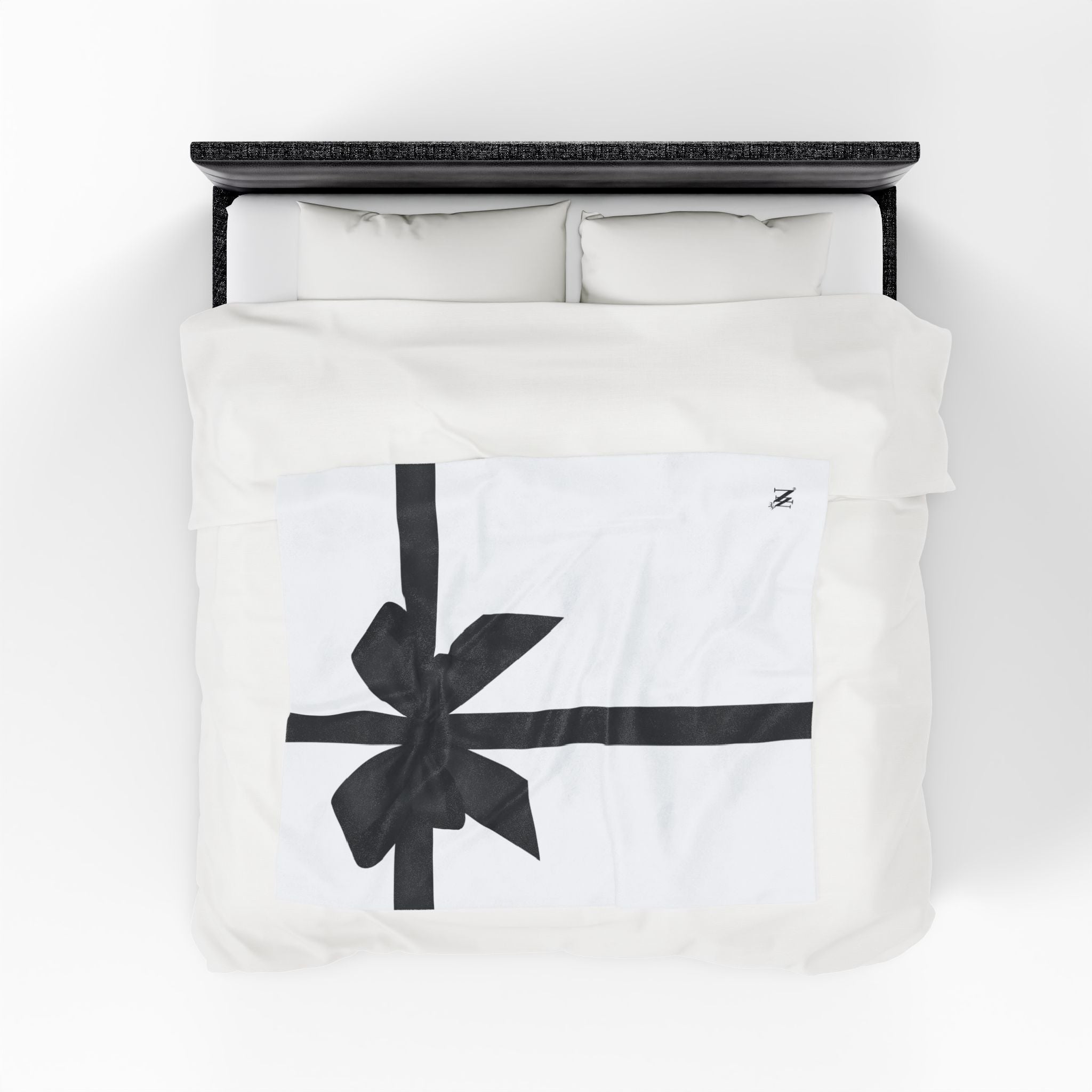 Unwrap Me Black Bow | Mix & Match Fun-Flirty Lovers’ Blankets