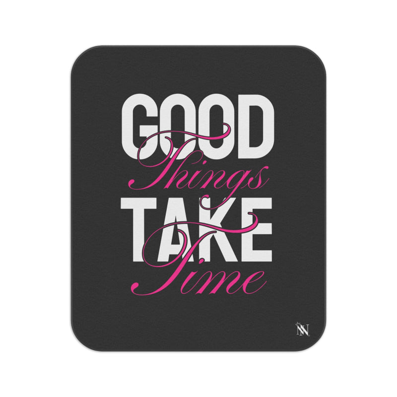 Good Things Take Time | Mix Match Fun-Flirty Lovers’ Water-Resistant Blankets