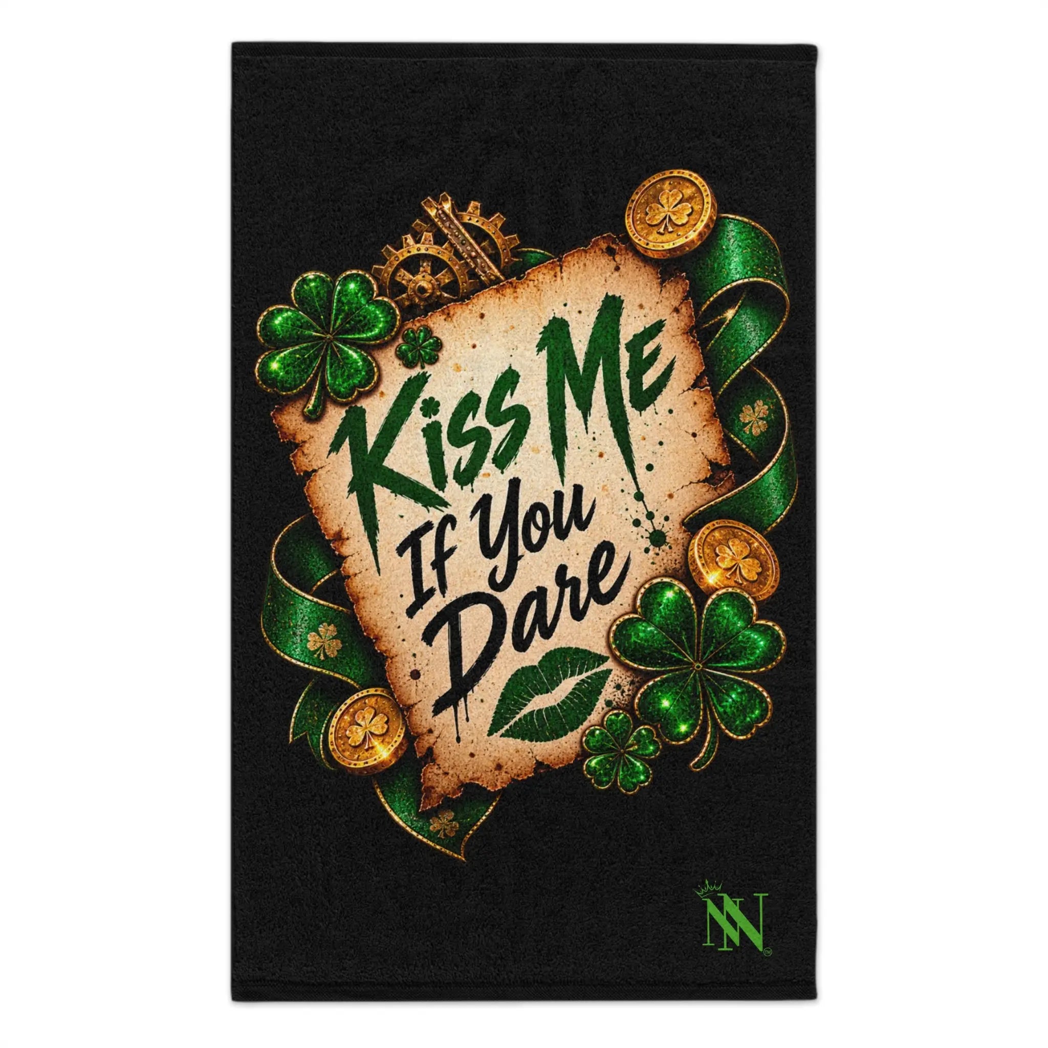 Kiss Me If You Dare Irish Love Sex Towel