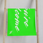 Simply You’re Welcome Neon Green Cum Towel