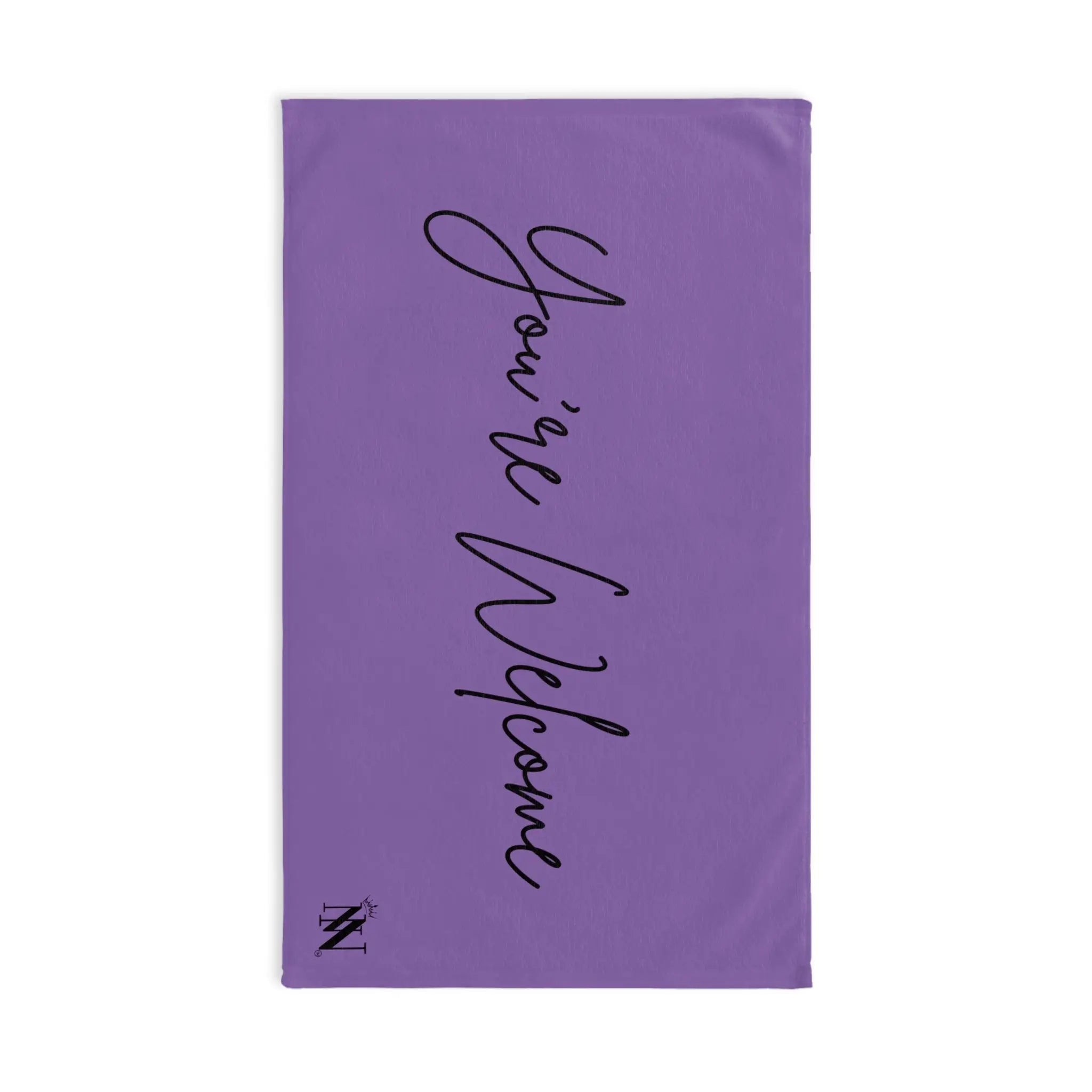 You’re Welcome Light Purple | Mix & Match Classic Fun-Flirty Lovers’ Towels