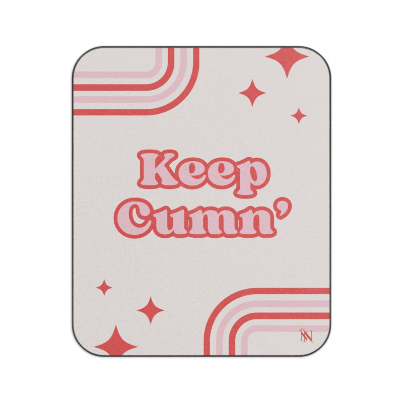 Keep Cumn’ | Mix Match Fun-Flirty Lovers’ Water-Resistant Blankets