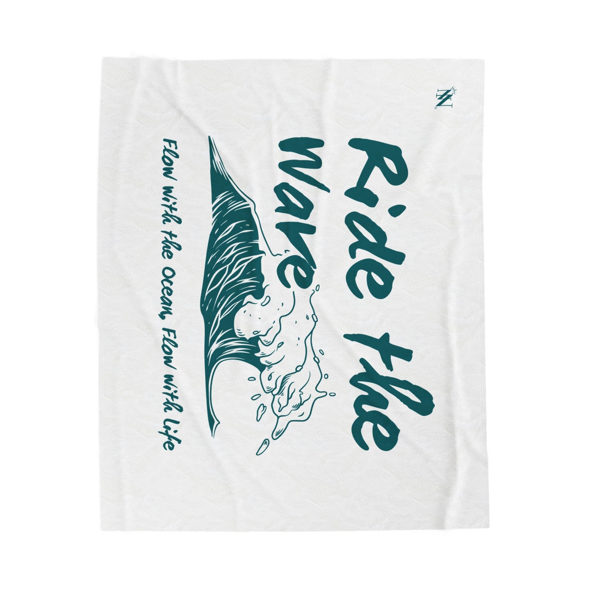 Ride the Wave Couple Romantic Gifts Silky Soft Love Blanket