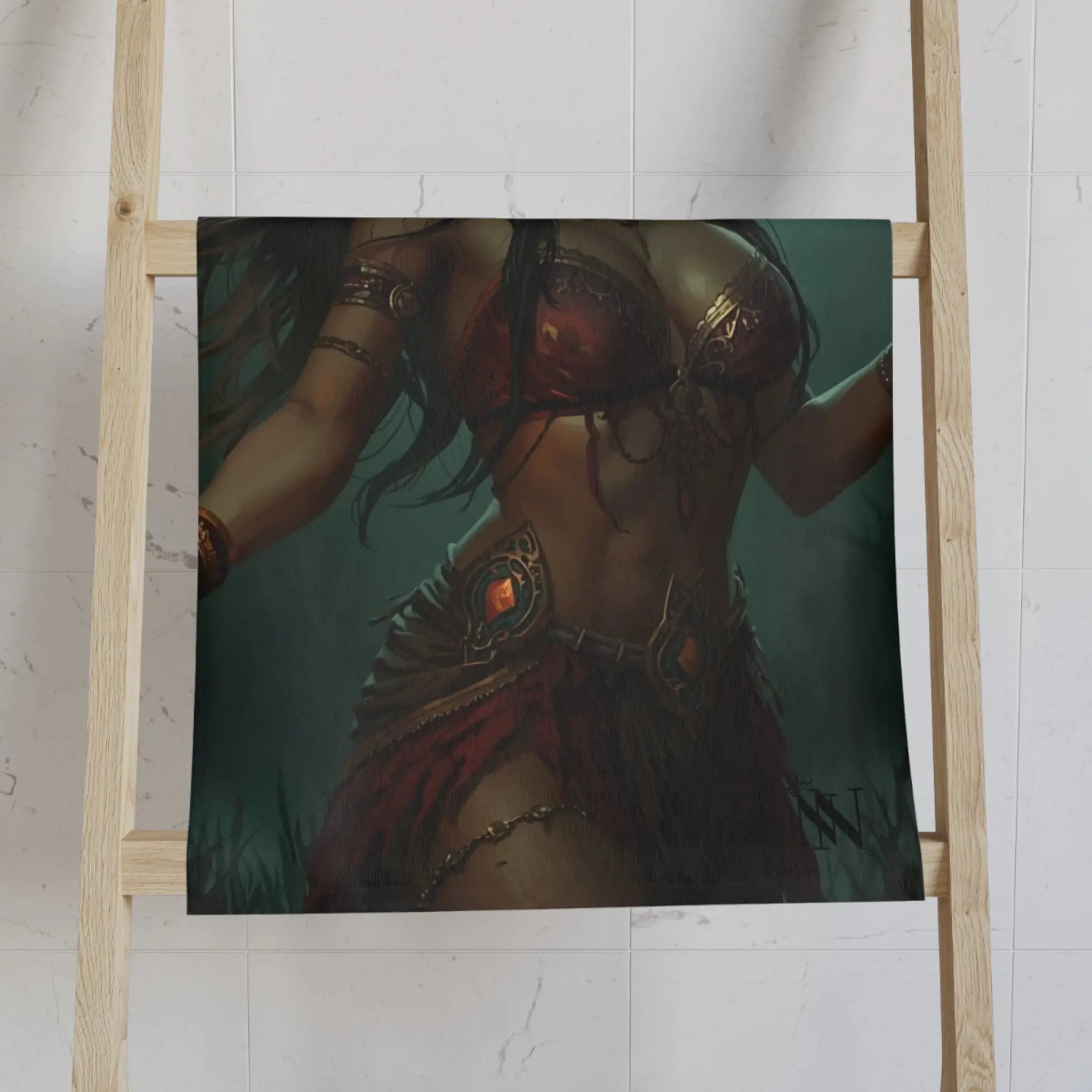 Horned Queen Fantasy Women Cum Towel