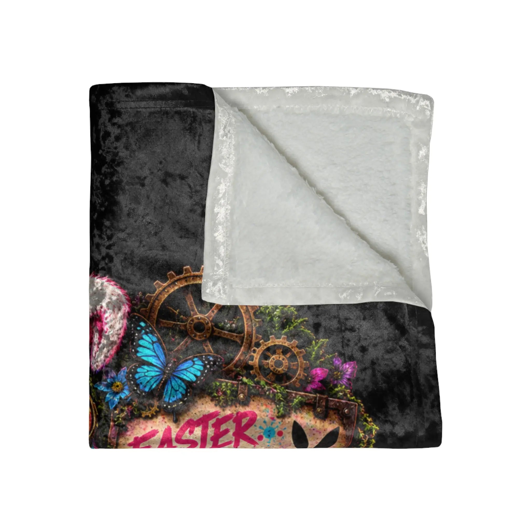 Easter.. It’s a State of Mind Crushed Velvet Blanket
