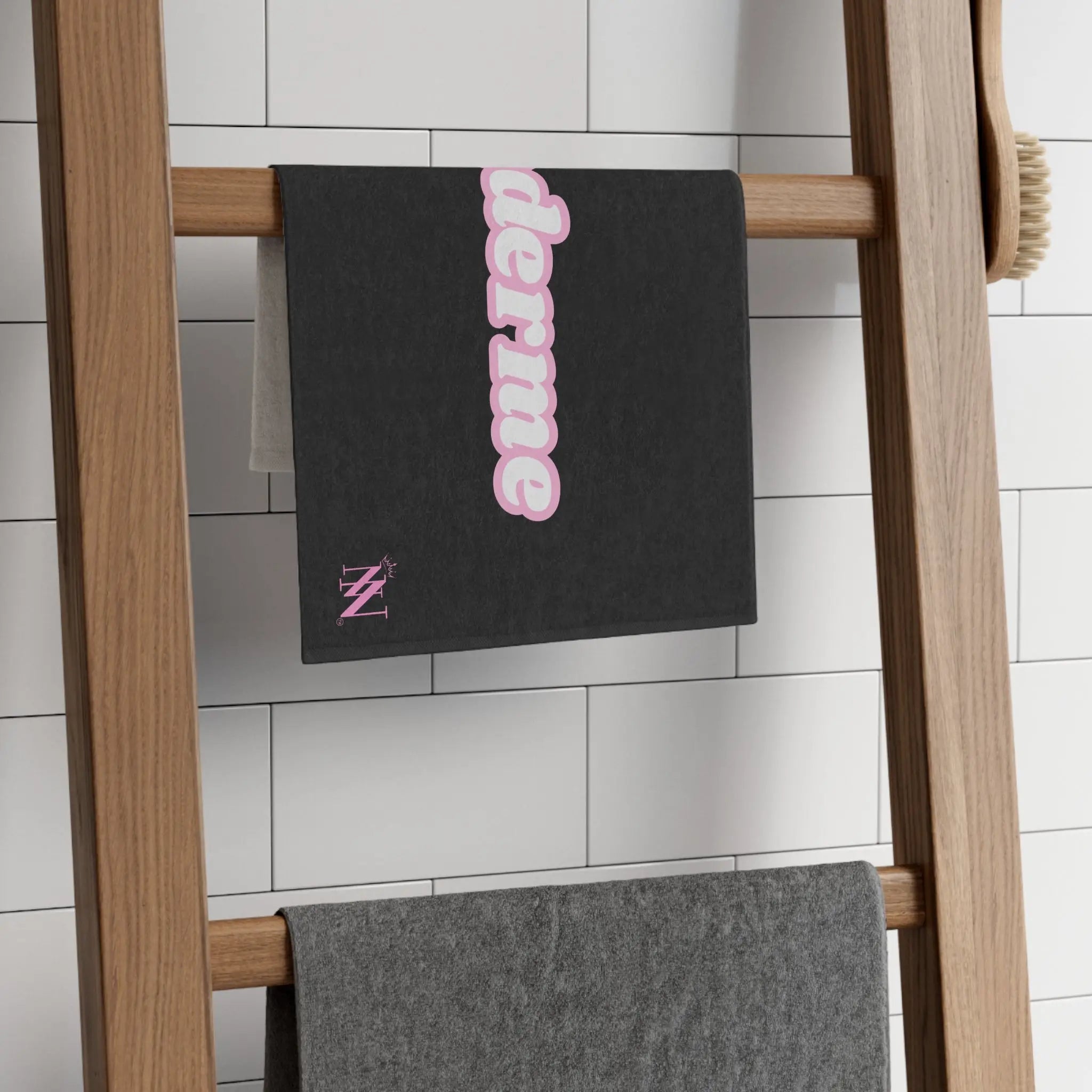 #underme Pink Black | Mix & Match Soft Fun-Flirty Lovers’ Towels