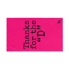 Thanks for the ’D’ Signature Pink | Mix & Match Classic Fun-Flirty Lovers’ Towels
