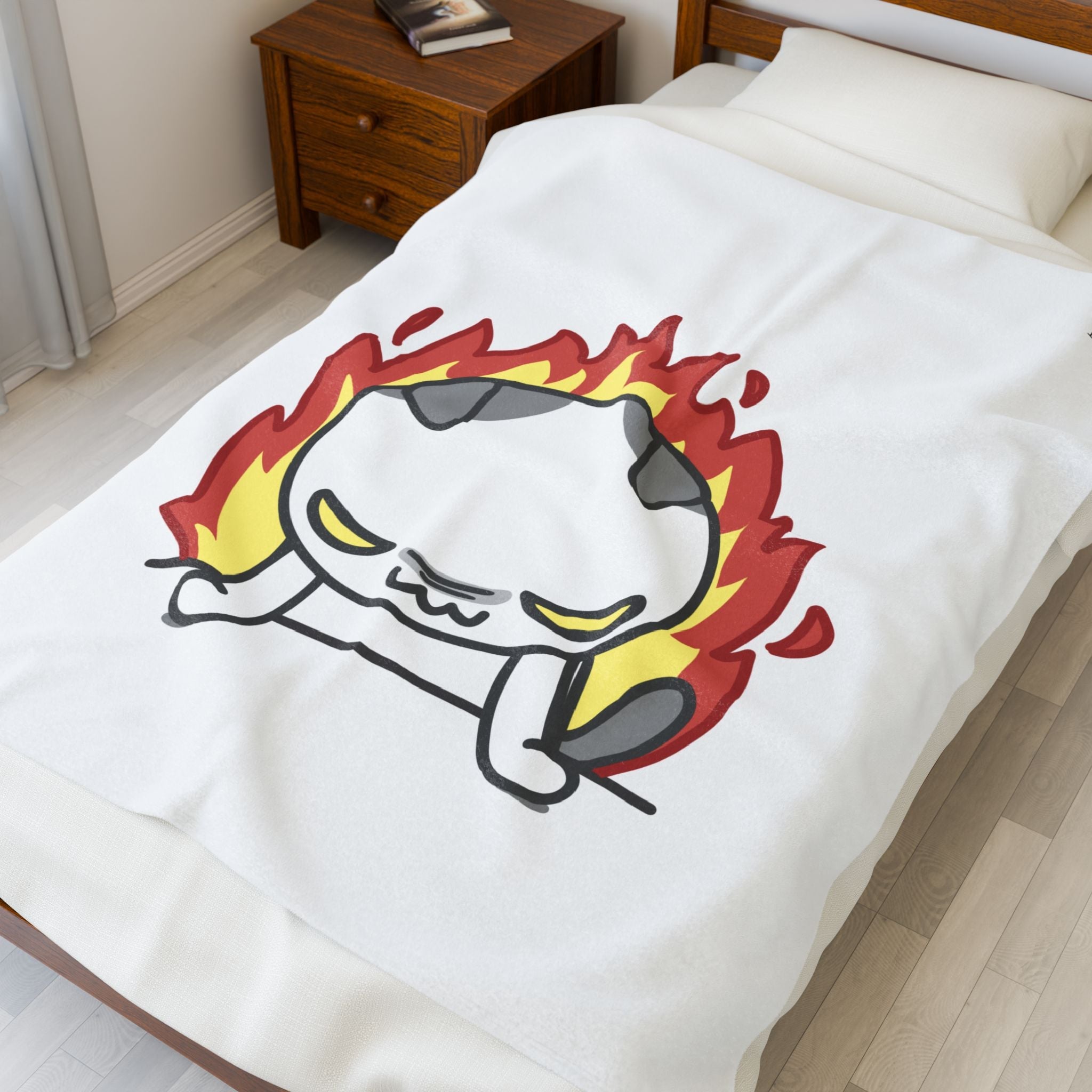 This Kitty Is On Fire | Mix & Match Soft Fun-Flirty Lovers’ Blankets