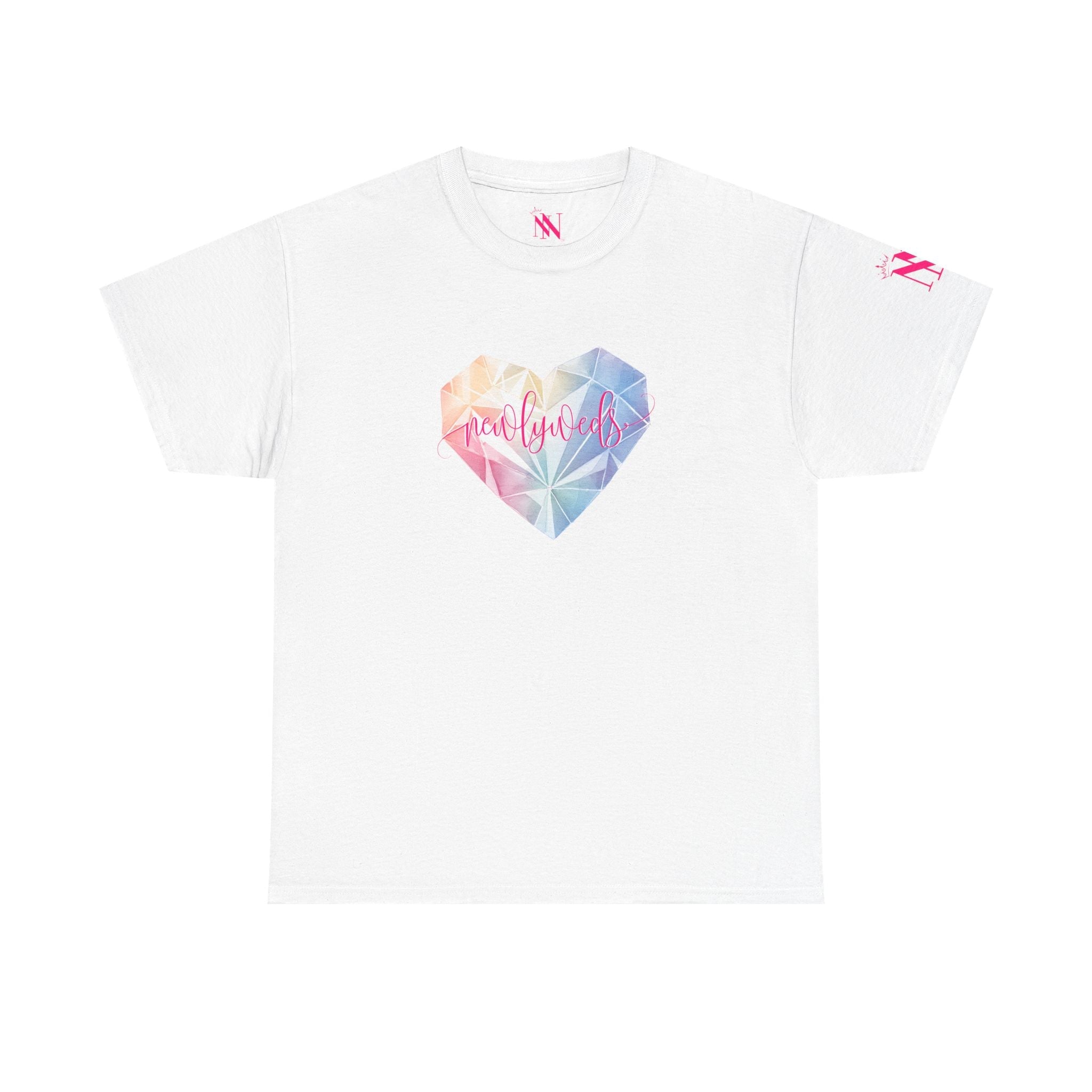Newlyweds Diamond Heart | Mix & Match 100% Cotton Unisex Fun-Flirty Lovers’ Tees