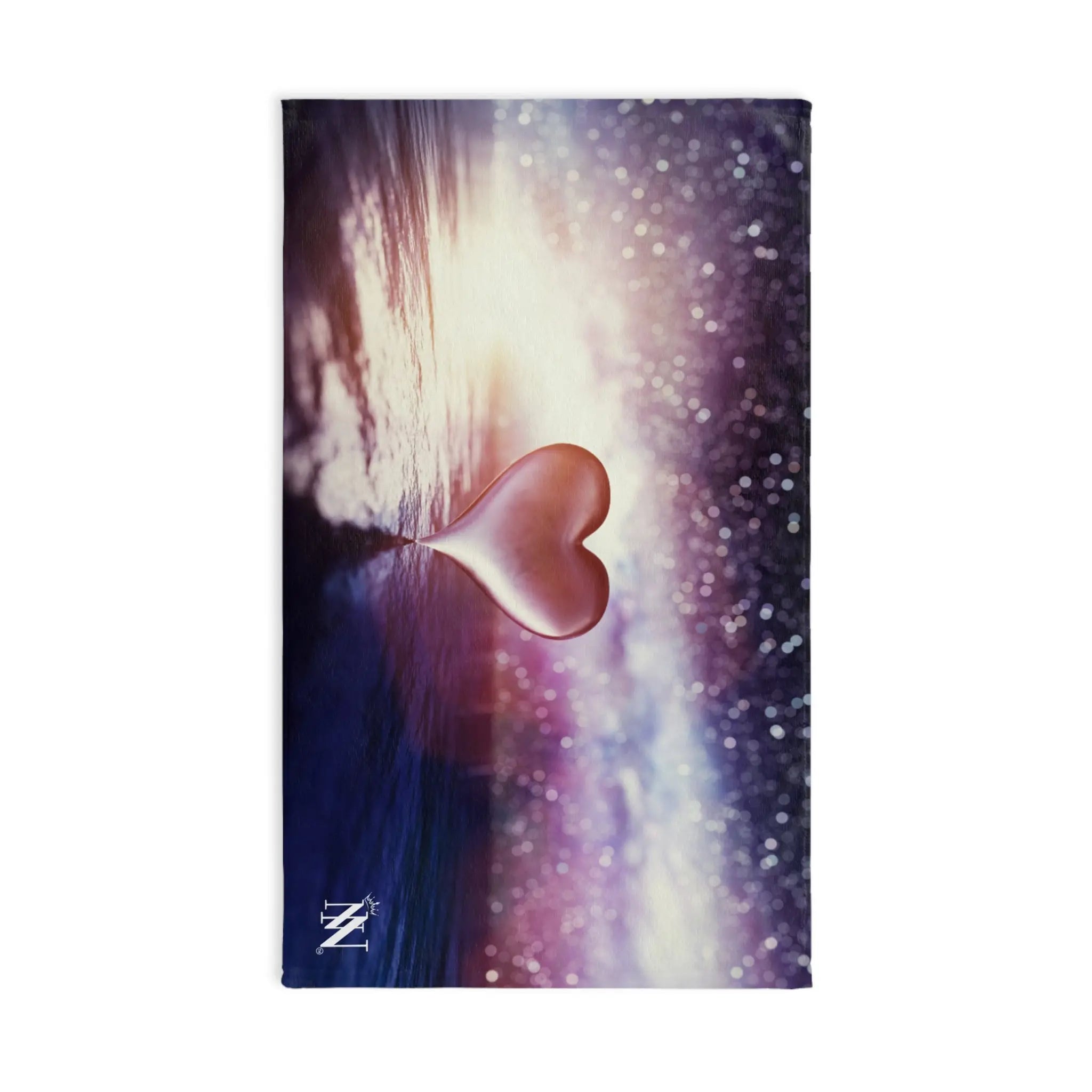 Cosmic Shining Heart Cum Towel