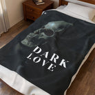 Dark Love Skull Photograph Romantic Sex Gifts Blanket