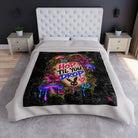 Hop Til You Drop Easter Crushed Velvet Blanket