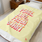 Peace Love Fresh Start | Mix & Match Velveteen Fun-Flirty Lovers’ Blankets