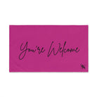 You’re Welcome Pink | Mix & Match Classic Fun-Flirty Lovers’ Towels