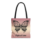 Flight of Love Skull Butterfly Tote Bag