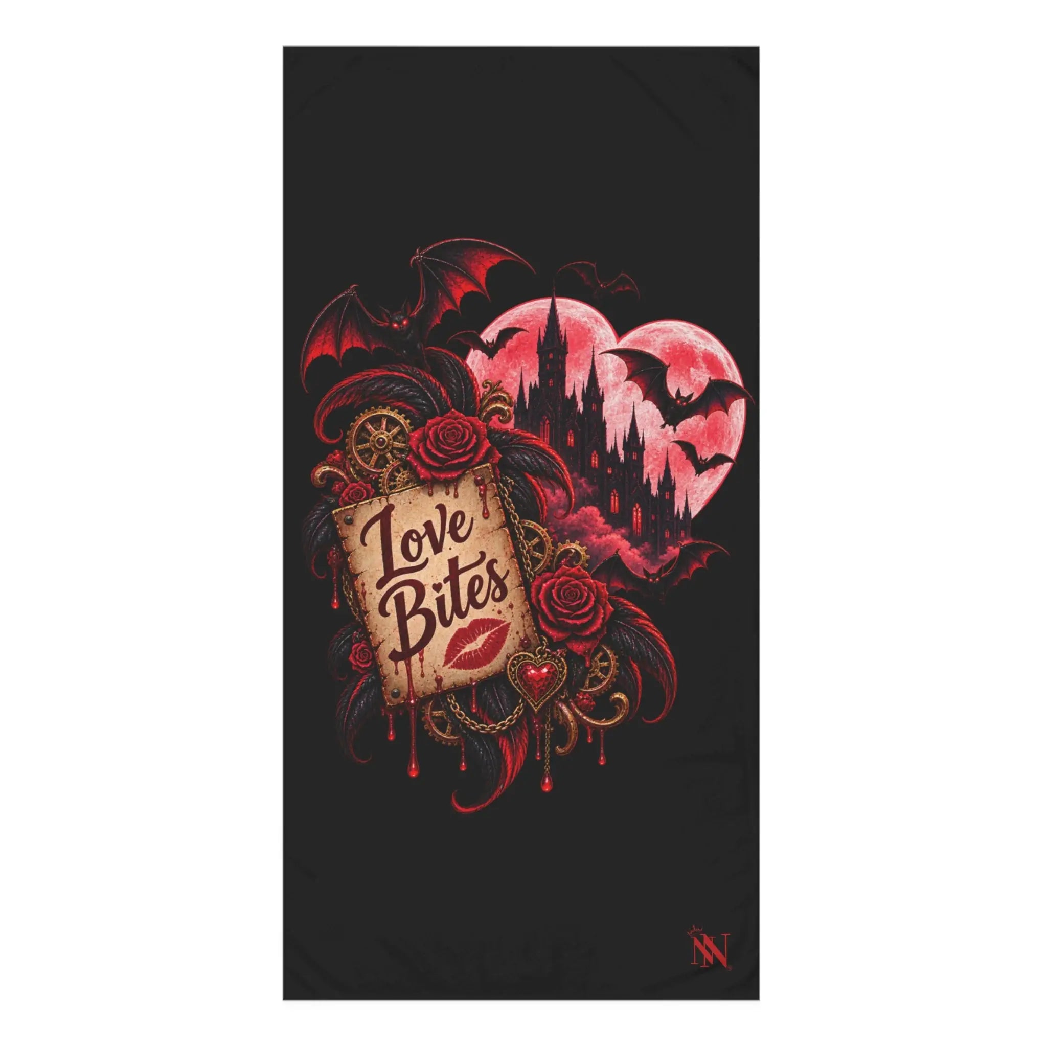 Love Bites Moon Bats XL Sex Towel