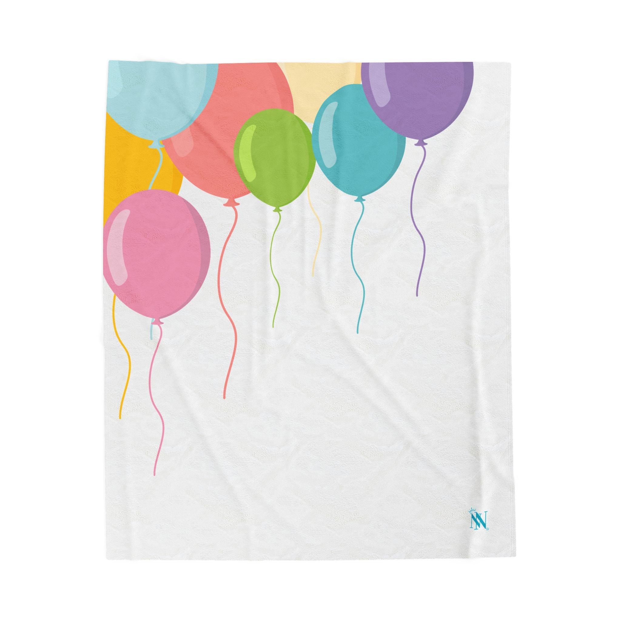 Birthday Balloon Party | Mix & Match Velveteen Fun-Flirty Lovers’ Blankets