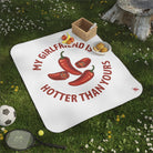My Girlfriend is Hotter Than Yours Pepper | Mix Match Fun-Flirty Lovers’ Water-Resistant Blankets