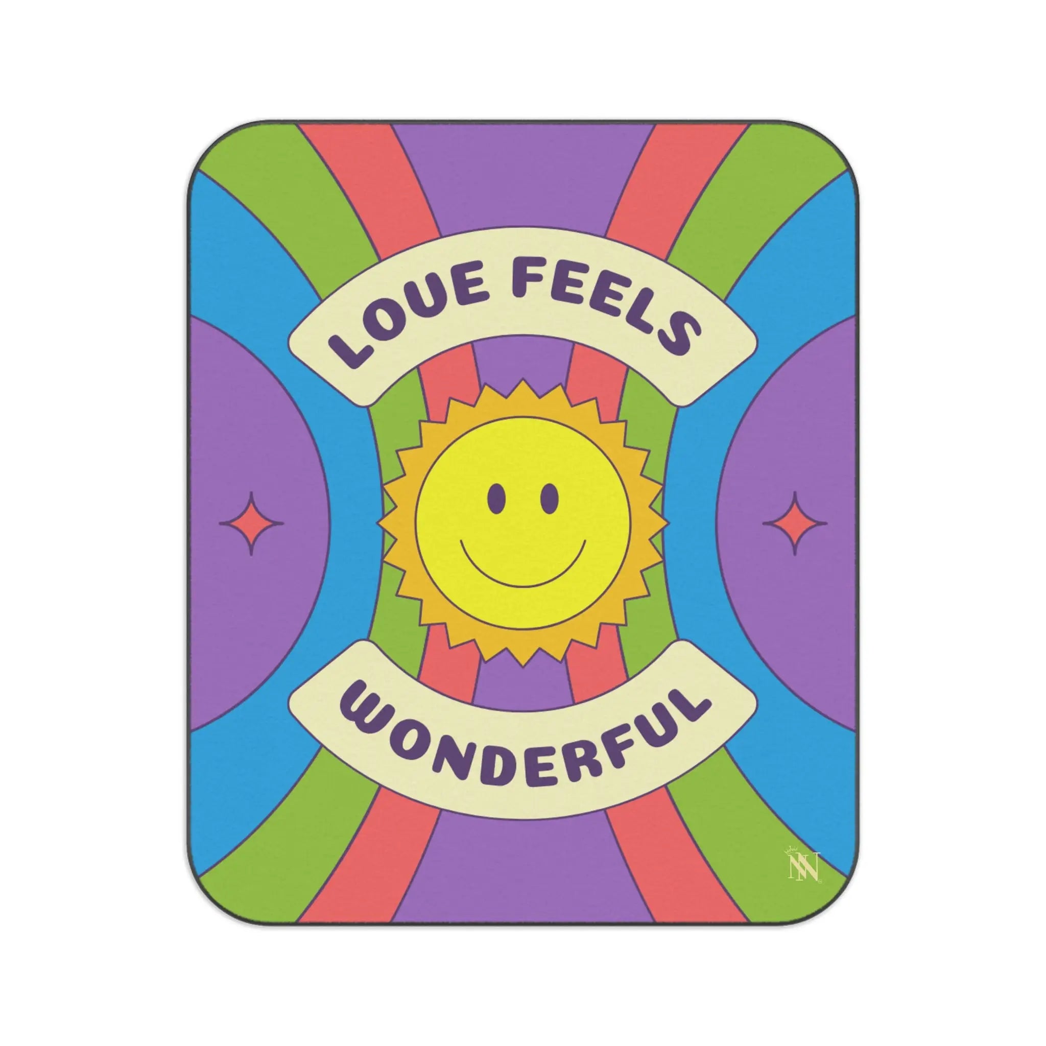 Love Feels Wonderful Retro Sex Blanket