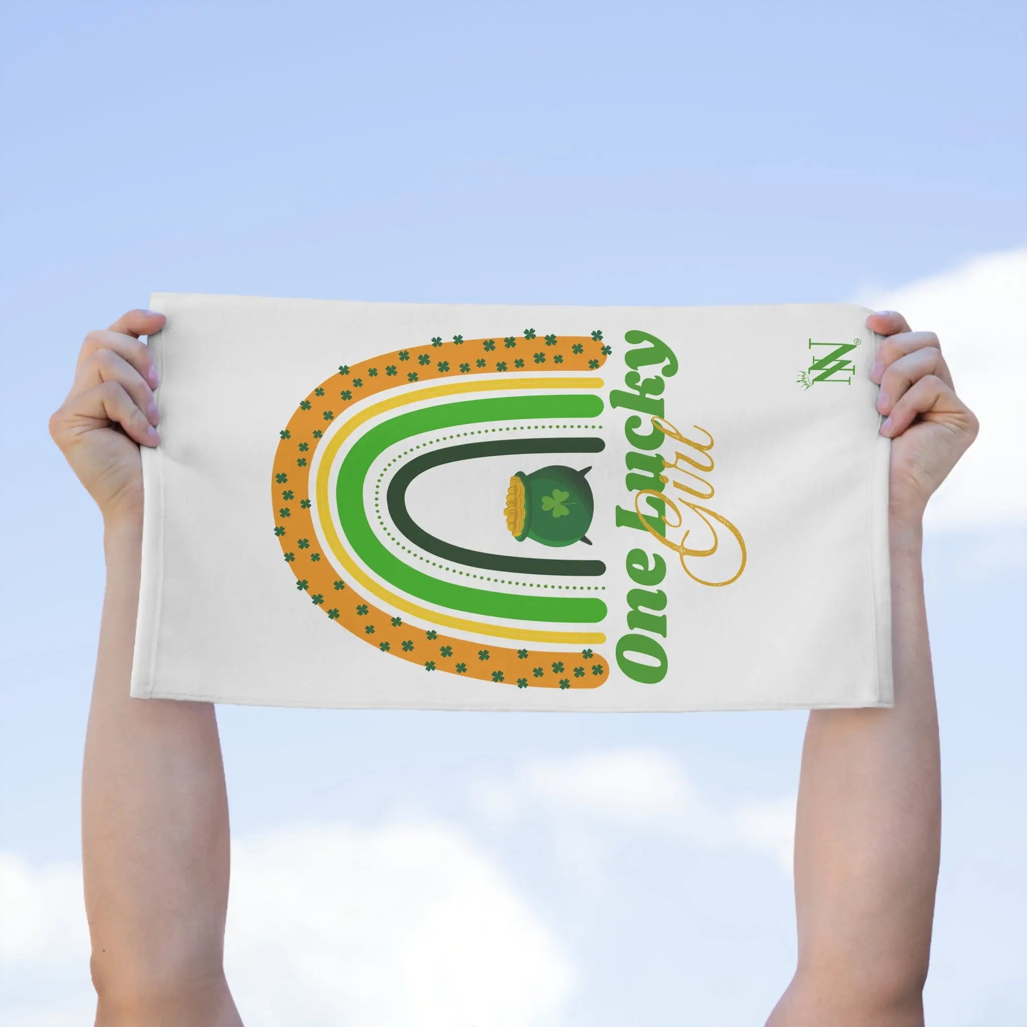 One Lucky Girl St. Patrick’s Day | Mix & Match Soft Fun-Flirty Lovers’ Towels