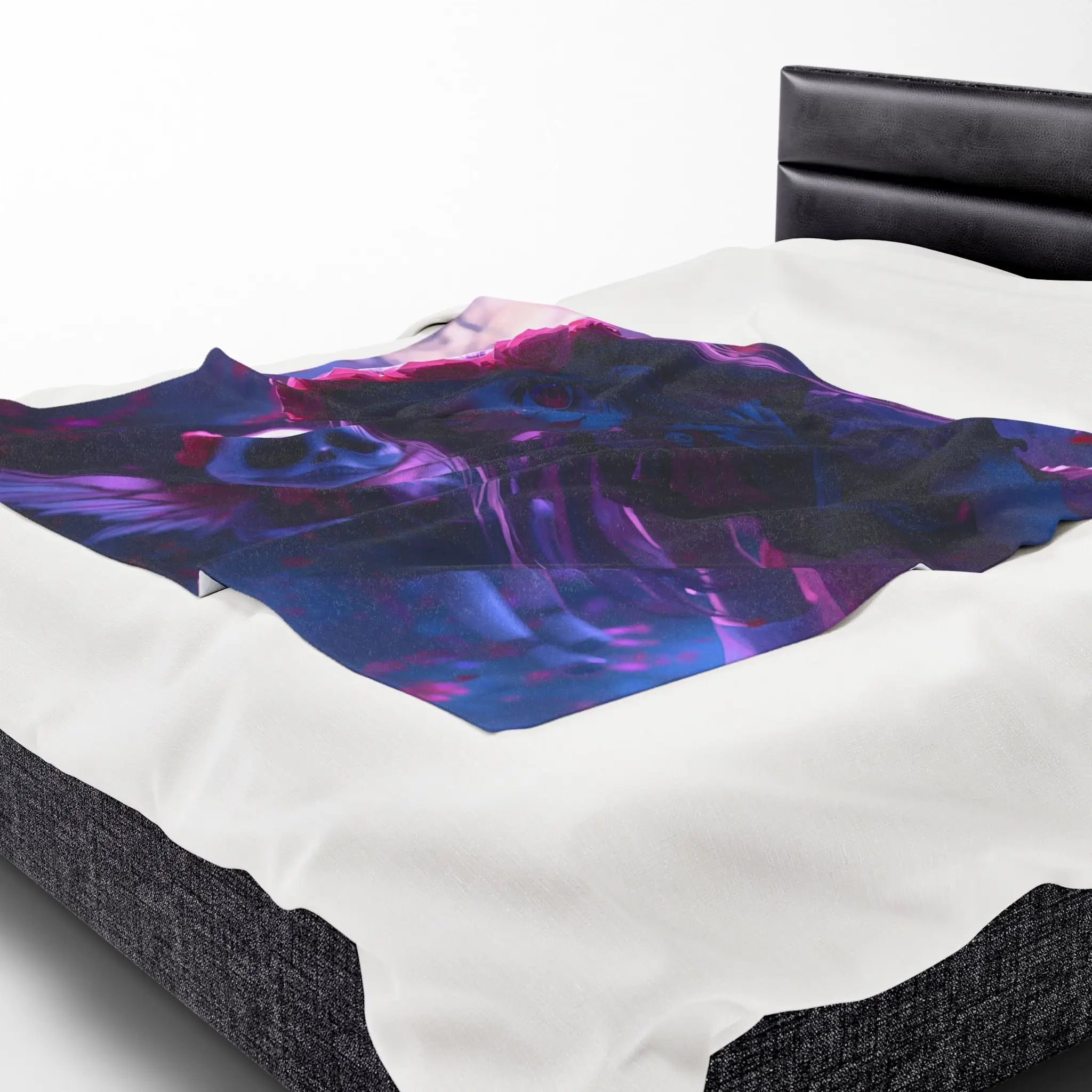 Anime Zombie Girl | Mix & Match Velveteen Fun-Flirty Lovers’ Blankets