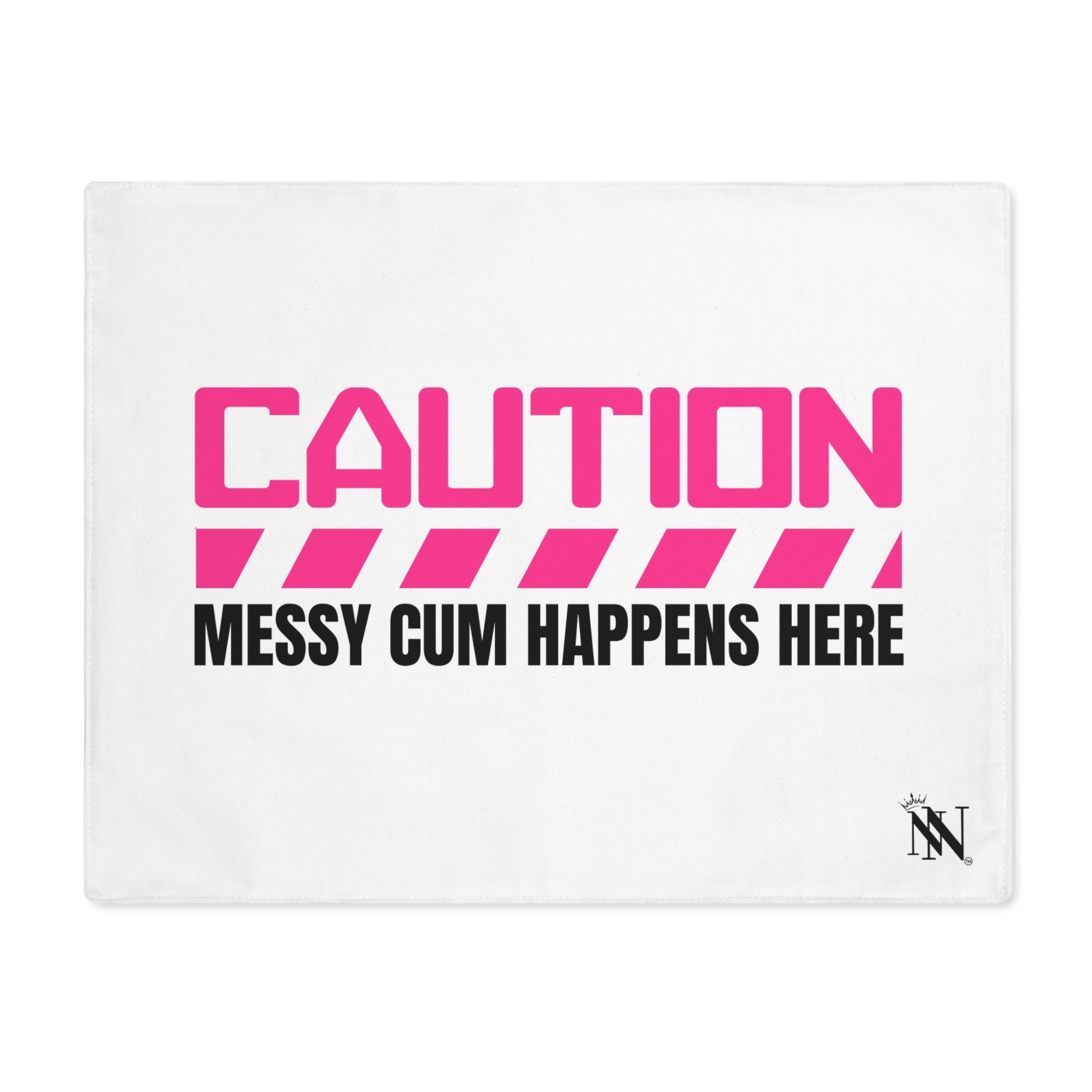 Caution: Messy Cum Happens Here | Mix & Match Playful Fun-Flirty Lovers’ Toy Mats