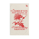 Ladies IF You Need Flowers | Mix & Match Classic Fun-Flirty Lovers’ Towels