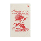Ladies IF You Need Flowers | Mix & Match Classic Fun-Flirty Lovers’ Towels
