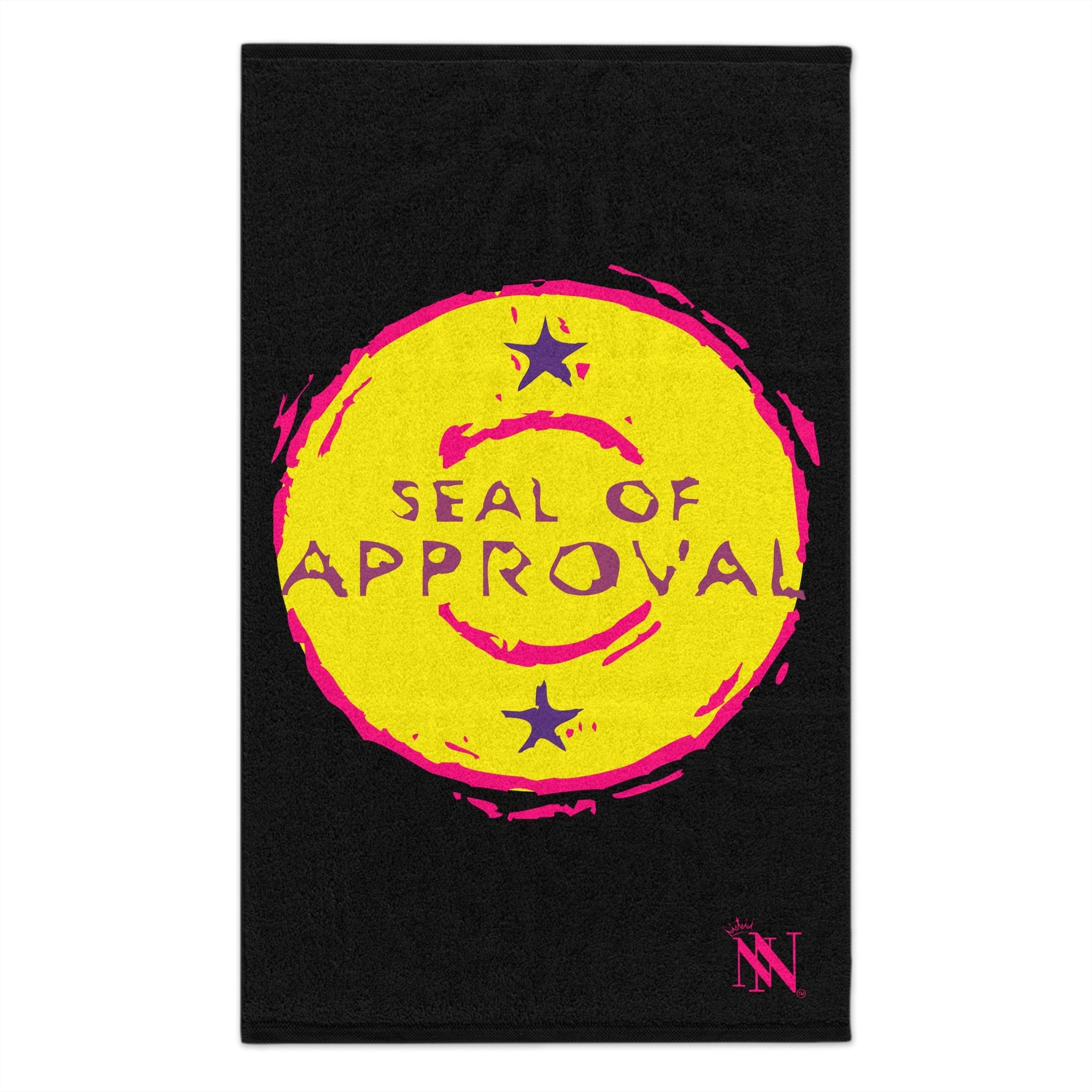 Seal of Approval Black | Mix & Match Soft Fun-Flirty Lovers’ Towels
