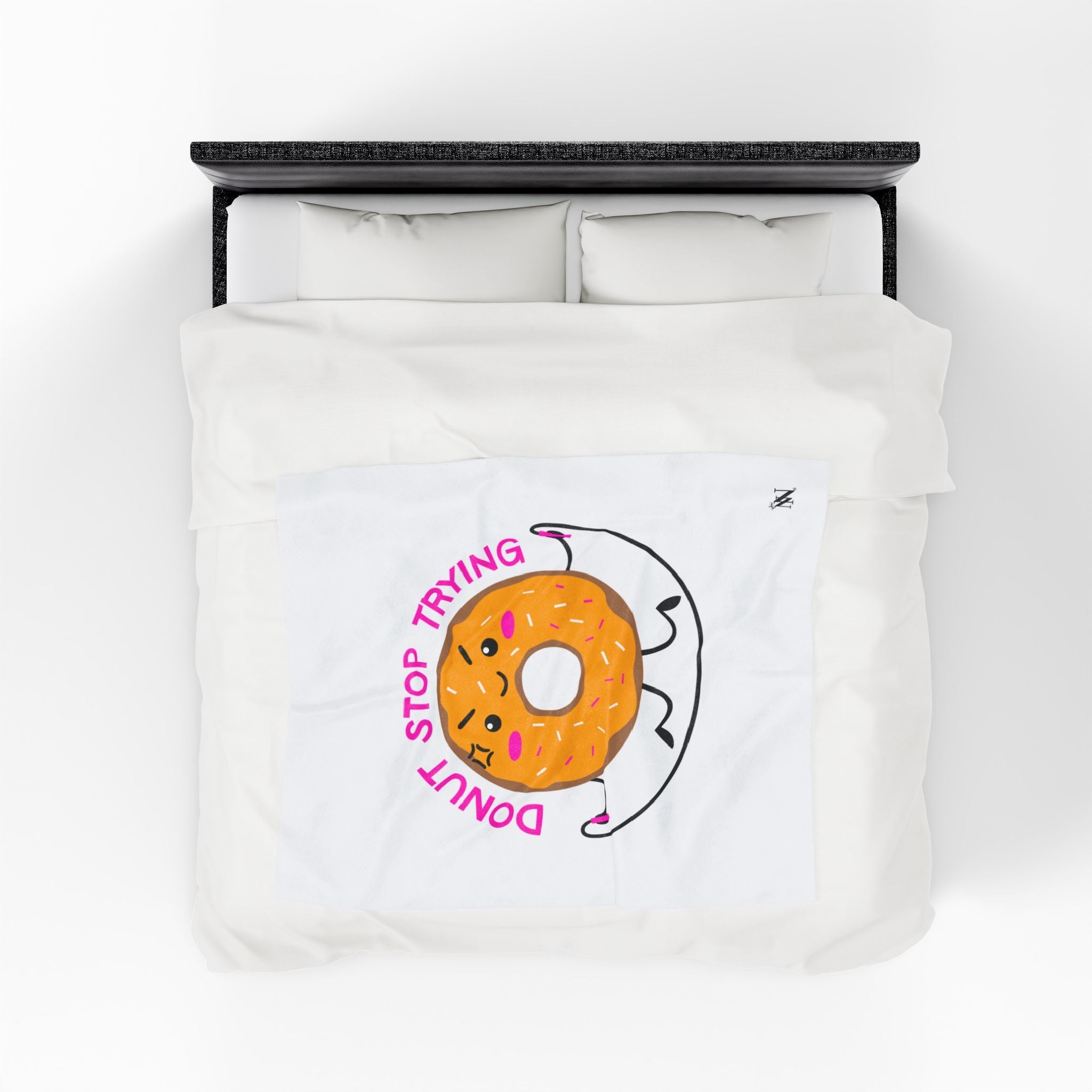 Donut Stop Trying | Mix & Match Fun-Flirty Lovers’ Blankets