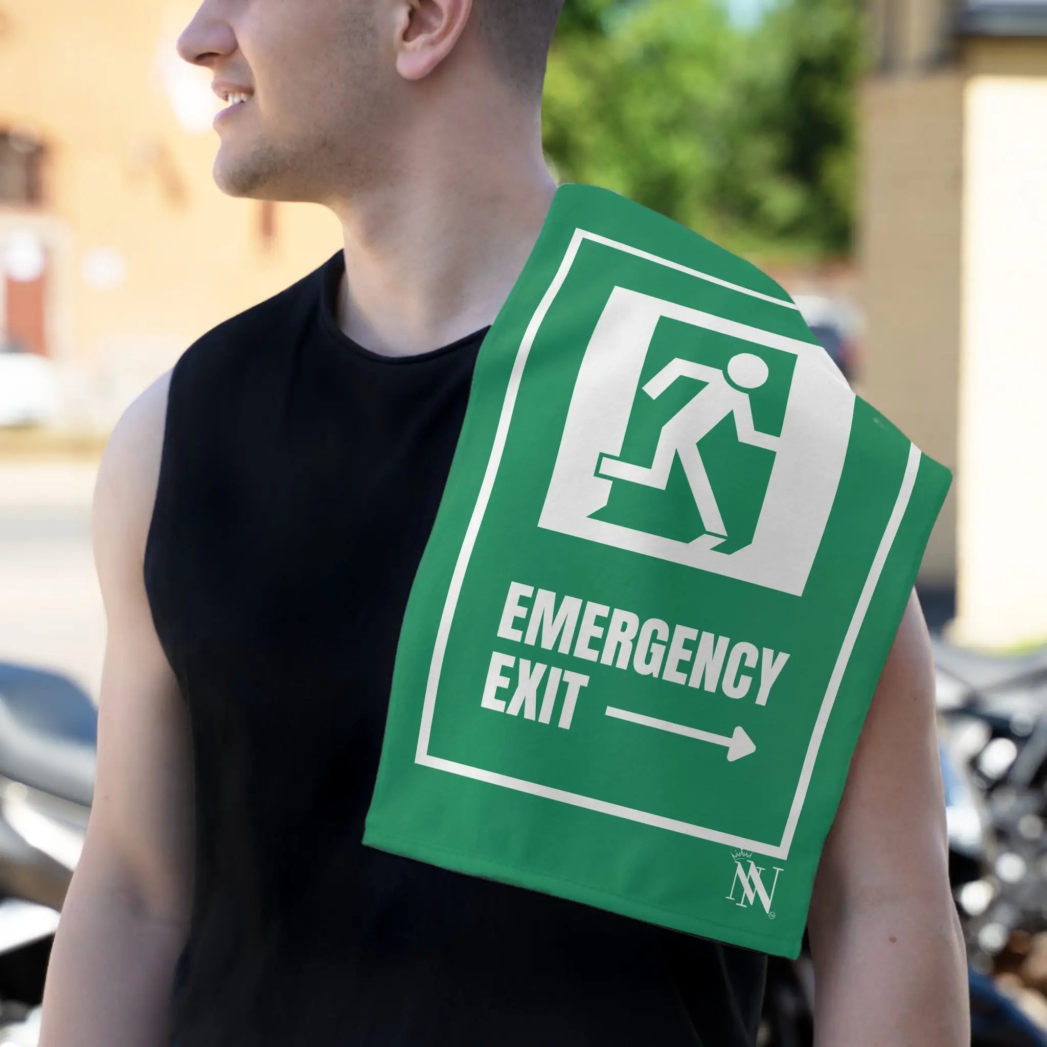 Emergency Exit | Mix & Match Soft Fun-Flirty Lovers’ Towels