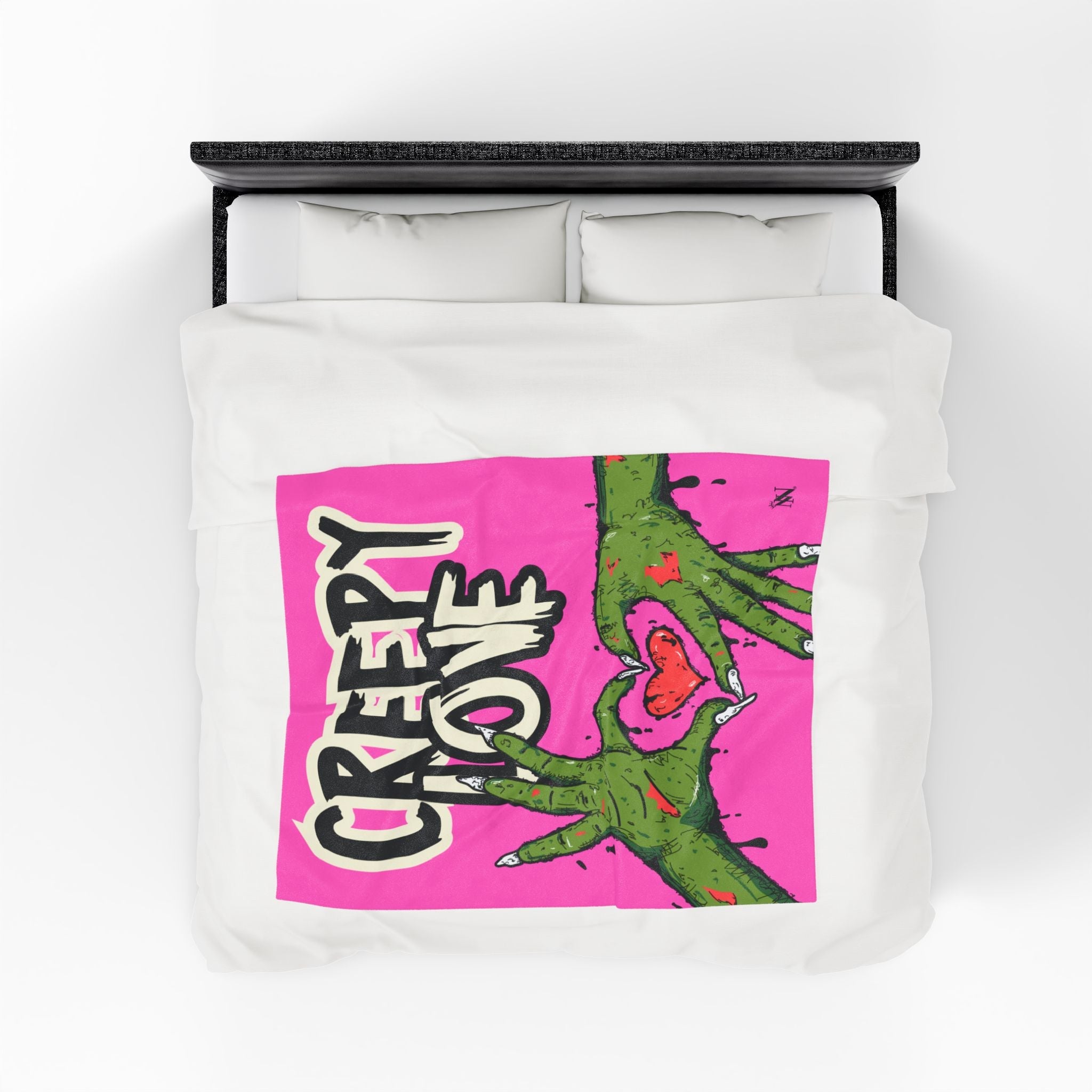 Creepy Love | Mix & Match Velveteen Fun-Flirty Lovers’ Blankets