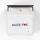 Hate You Love | Mix & Match Velveteen Fun-Flirty Lovers’ Blankets