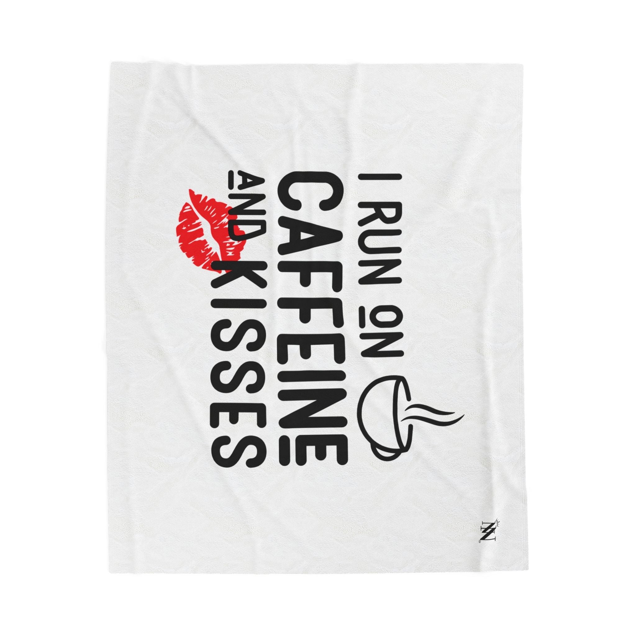 I Run on Caffeine & Kisses | Mix & Match Fun-Flirty Lovers’ Blankets