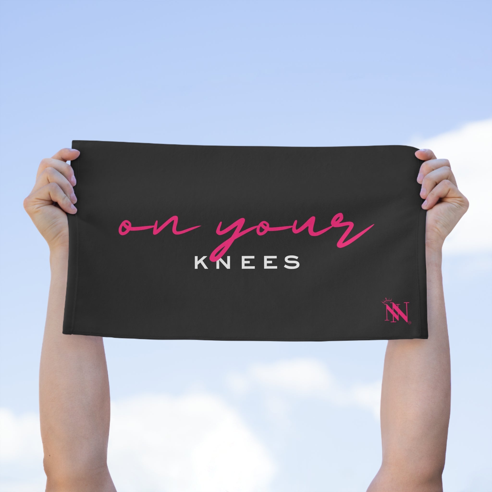 On Your Knees | Mix & Match Soft Fun-Flirty Lovers’ Towels