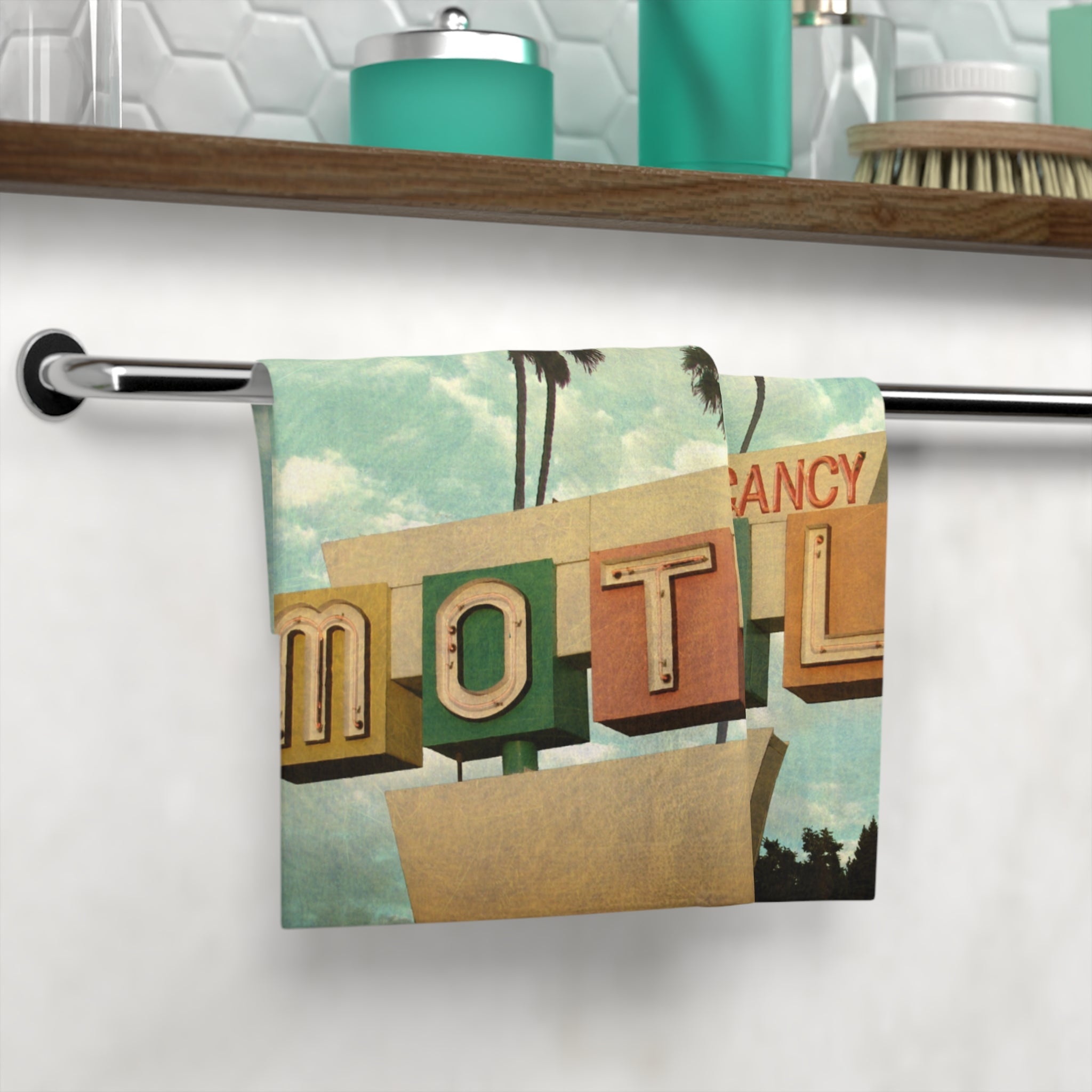 Retro Motel Vacancy Cum Rag