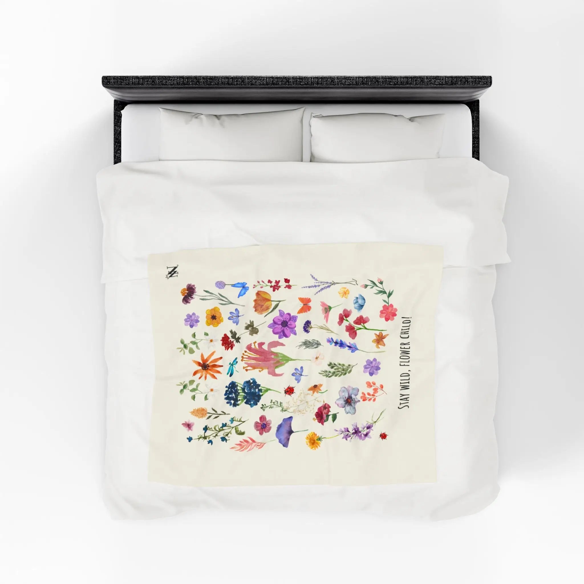 Stay Wild Flower Child! | Mix & Match Soft Fun-Flirty Lovers’ Blankets