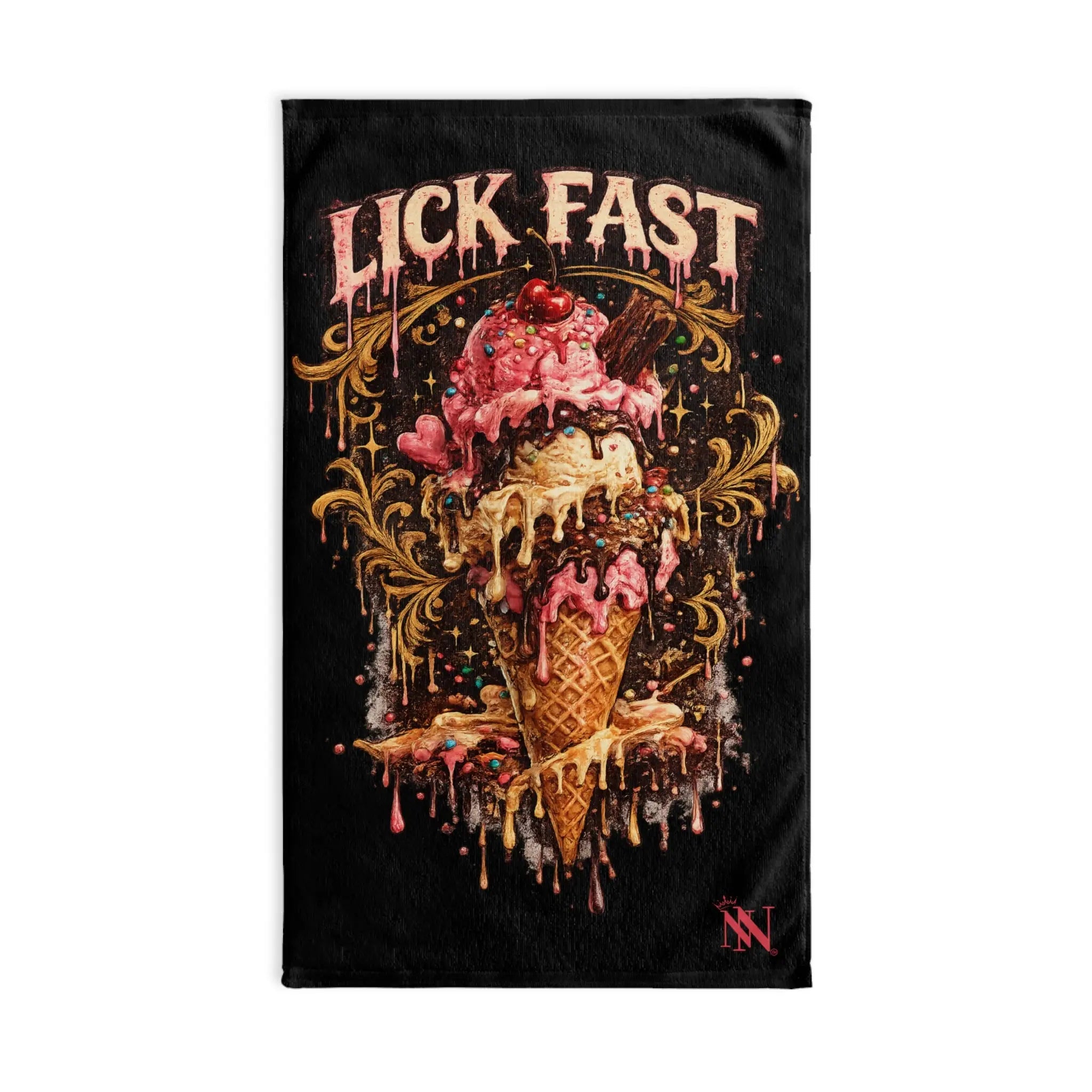 Lick Fast Melting Ice Cream Cum Towel
