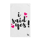 I Said Yes! | Mix & Match Classic Fun-Flirty Lovers’ Towels