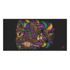 Mardi Gras & Mischief Skull XL Sex Towel