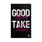 Good Girls Take Time | Mix & Match Classic Fun-Flirty Lovers’ Towels