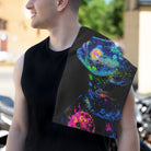 She Glows Blacklight Graphic | Mix & Match Soft Fun-Flirty Lovers’ Towels
