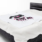 Kiss Me if You Dare | Mix & Match Velveteen Fun-Flirty Lovers’ Blankets