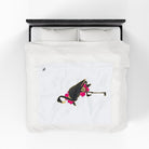Black Flamingo | Mix & Match Soft Fun-Flirty Lovers’ Blankets