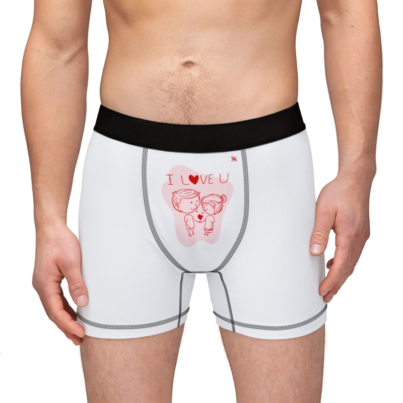 I Love You Couple | Mix & Match Men’s Fun-Flirty Lovers’ Boxer Briefs
