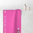 Nectar Napkins Brand Bright Pink | Nectar Napkins XL Fun-Flirty Lovers’ Towels
