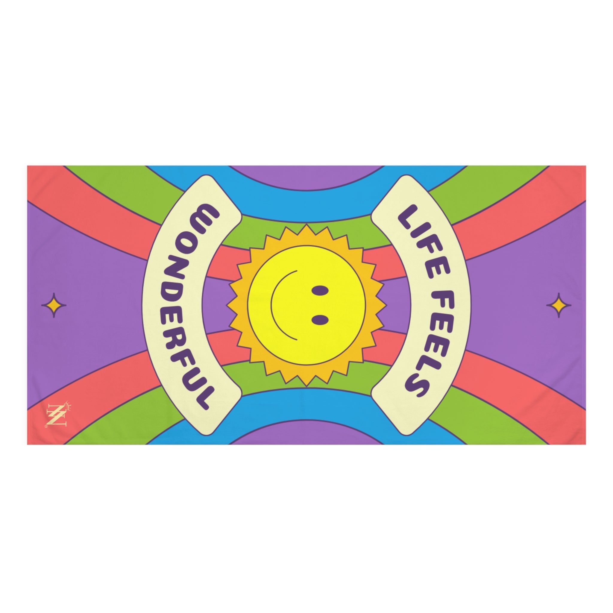 Life Feels Wonderful Retro Anal Sex Towel