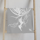 Mermaid On Moon Light Grey Cum Towel