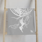 Mermaid On Moon Light Grey | Mix & Match Classic Fun-Flirty Lovers’ Towels